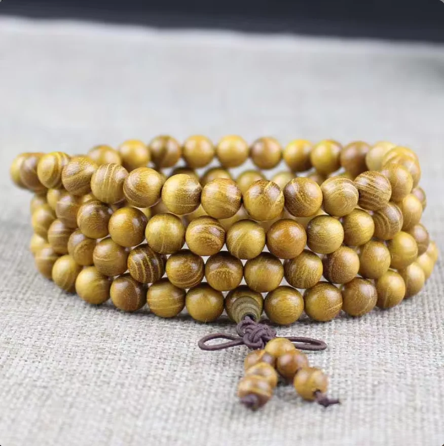PROSPERITY Golden Wood Mala